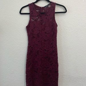 Maroon dress